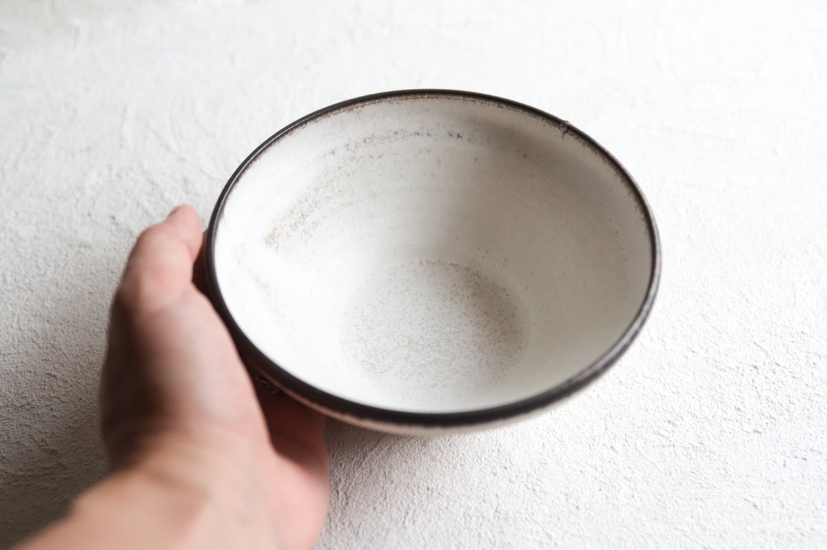 山本雅則さん　碗セット 山本雅則さん 碗セット 山本 雅則］ドラ鉢5寸（白） | UTSUWA