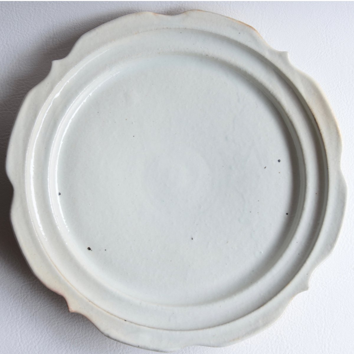 古谷式陶所 古谷浩一 サビ釉 彫刻皿8寸 6枚セット 古谷