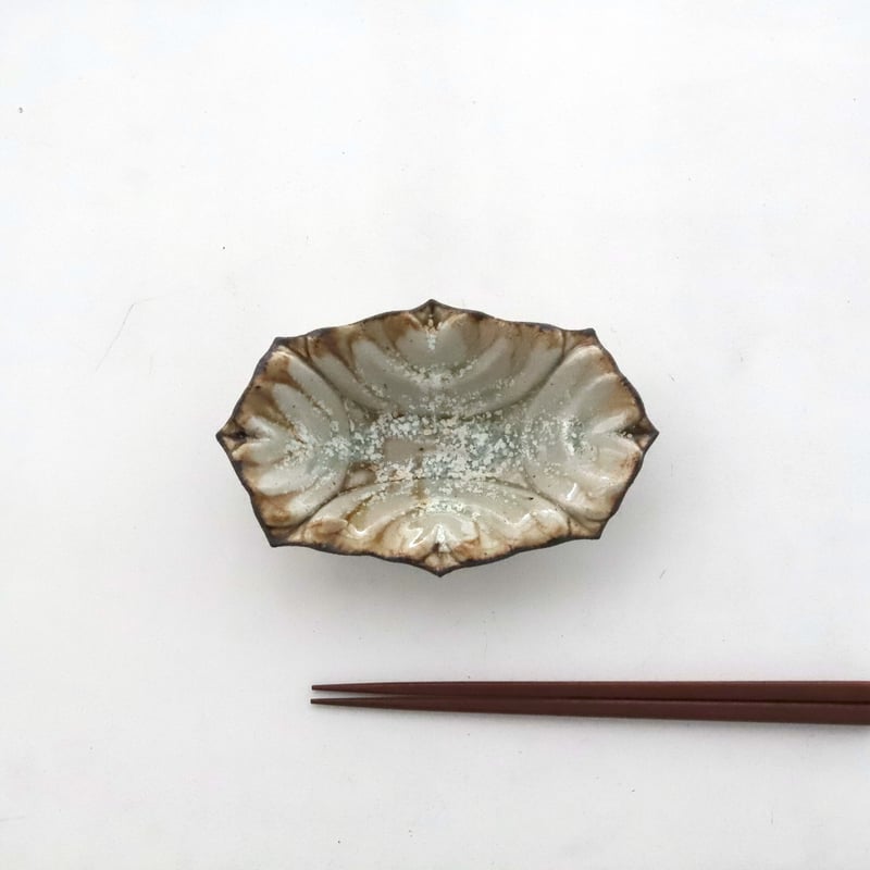 藤原純】ハート鉢 長方M 白2 | 緋色の商店街