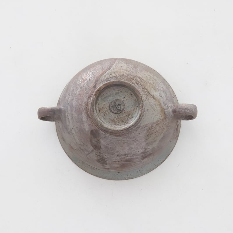 谷井直人】 取手付鉢 黒×ビードロ | 緋色の商店街