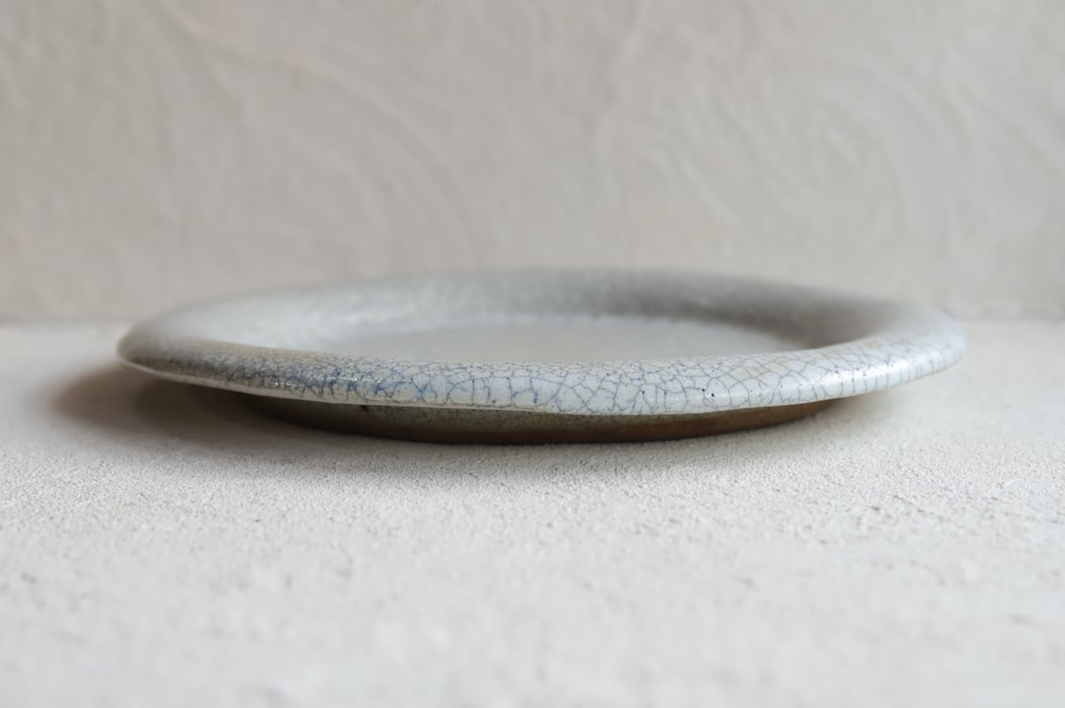 藤原 志鈴香 Set of 4 rim plates, 23cm 藤原志鈴香】丸リムプレート/L | 緋色の商店街