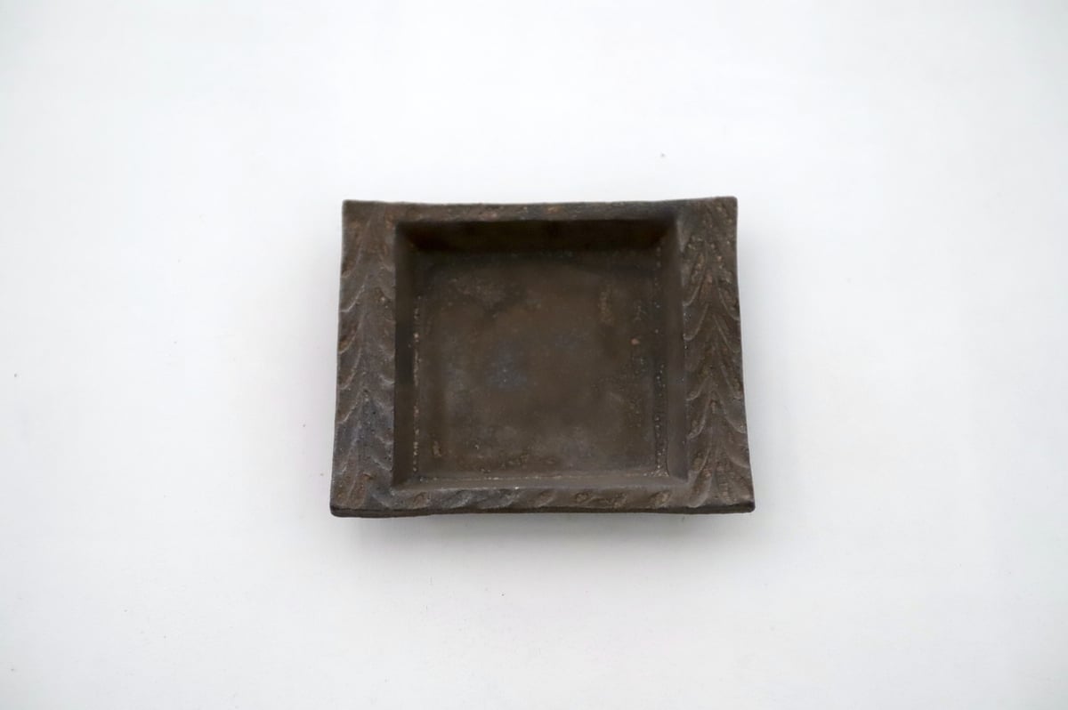 B 藤原純 純ブラック 2点セット スクエアプレート B 藤原純 純ブラック 2点セット スクエアプレート 【藤原純