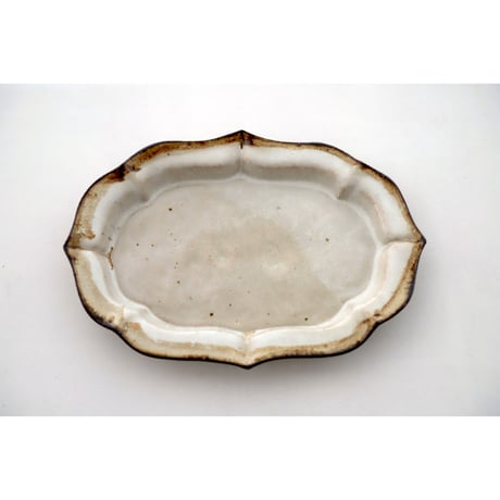 藤原純トンガリ24cm 平皿個展購入