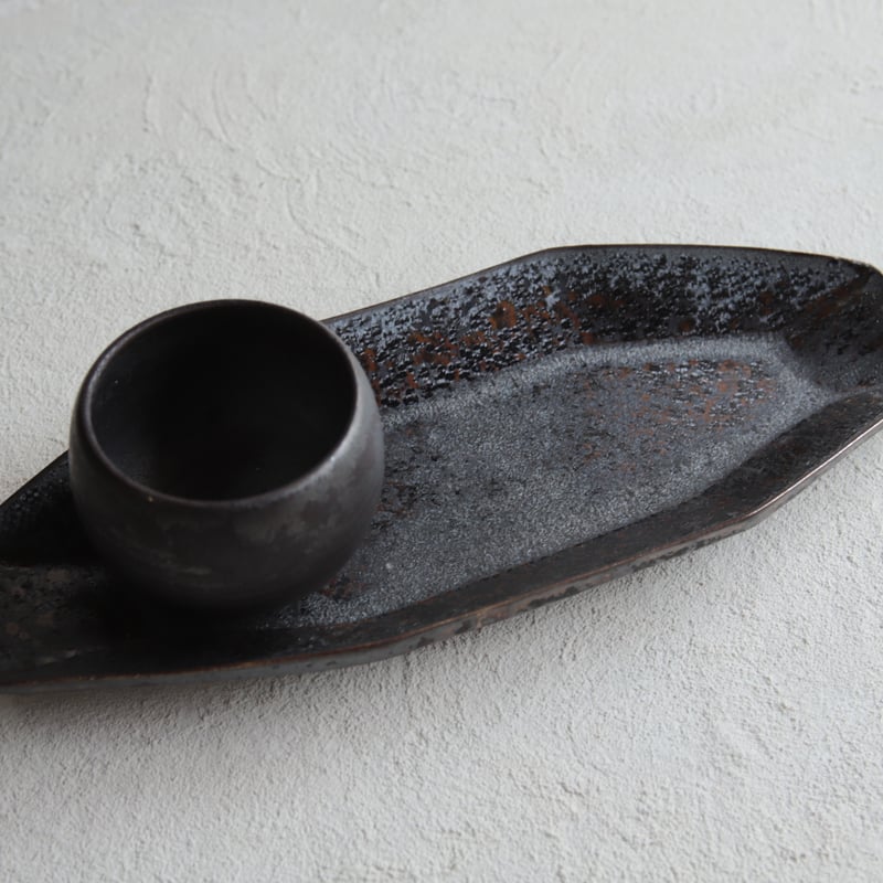 山中勇人】八角 長皿 | 緋色の商店街