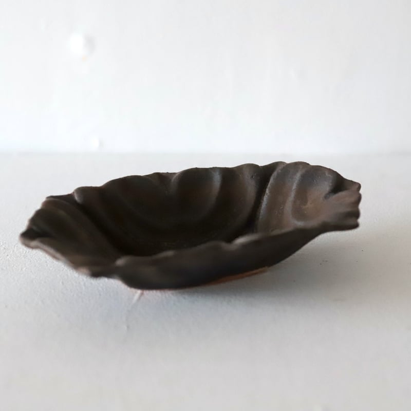藤原純】ハート鉢 長方M 黒/白/青 | 緋色の商店街