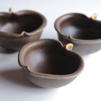 【古谷浩一】サビ釉 りんご鉢　豆