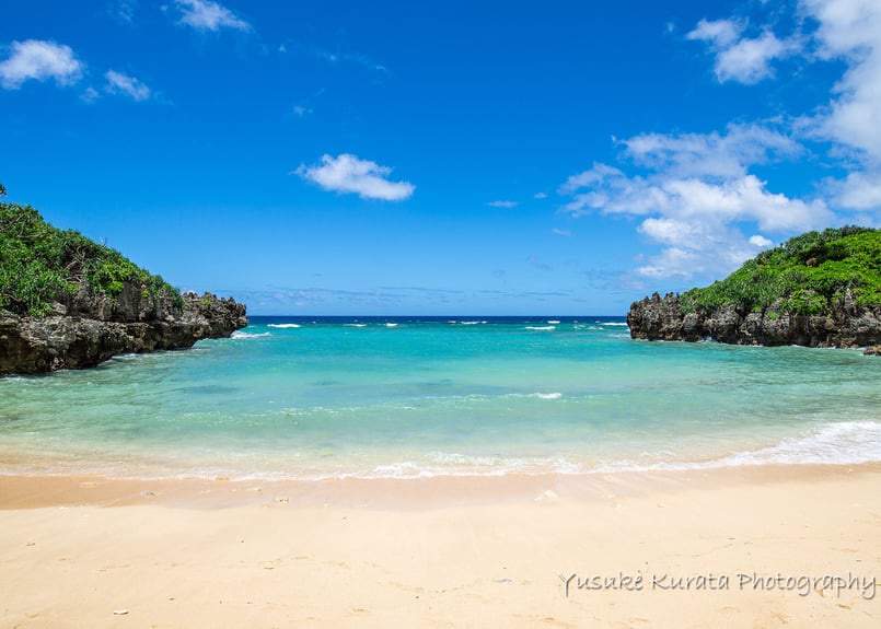 32.ポストカード・沖縄、古宇利島の青い海 | Yusuke Kurata Photo STORE