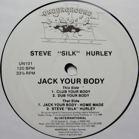 【House】Steve "Silk" Hurley – Jack Your Body