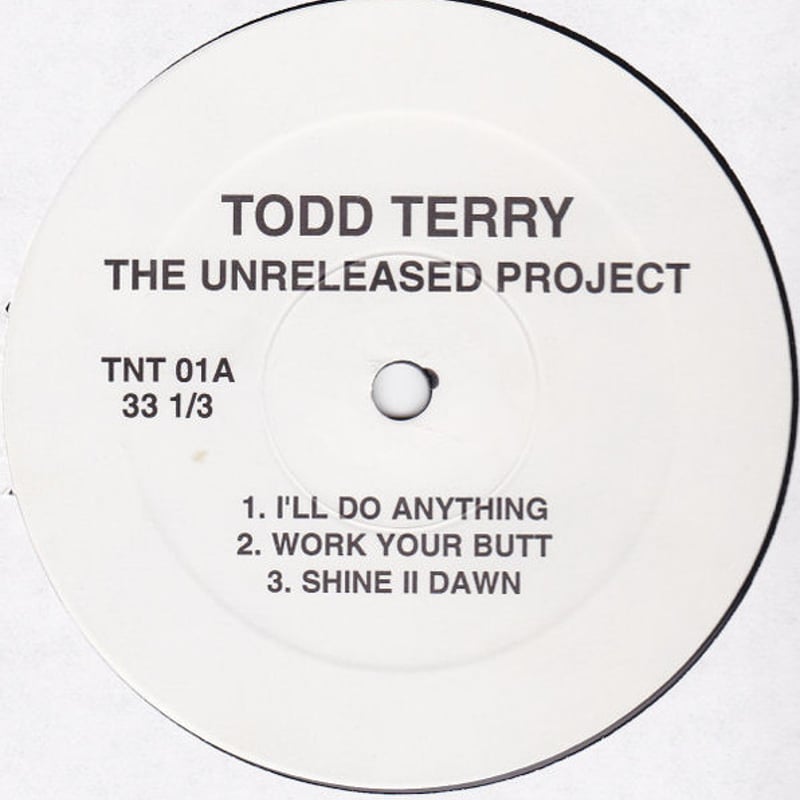TODD TERRY 『UNRELEASED PROJECT EP 2』 Todd Terry – Unreleased Project EP 2 – Vinyl (12
