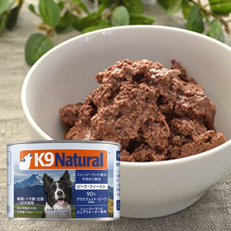 k9ナチュラルチキンフィーストウェット缶詰 K9ナチュラル チキン・フィースト缶 170g プレミアム