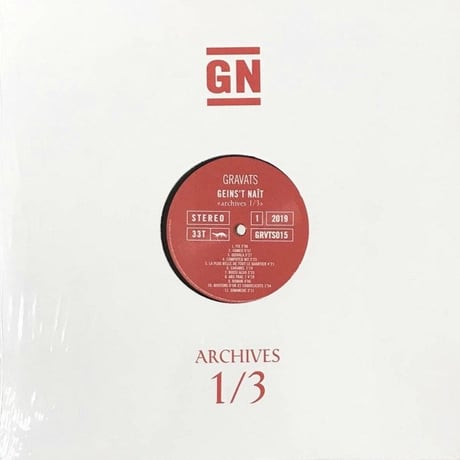 Geins't Nait - Archives 1/3 [LP][Editions Gravats]