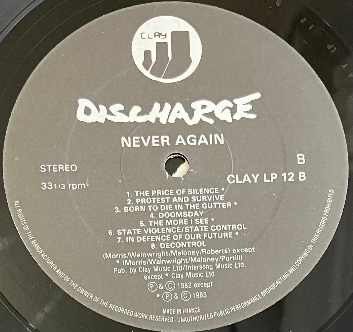 洋楽 IN DEFENCE OF OUR FUTURE DISCHARGE LP IN DEFENCE OF OUR FUTURE DISCHARGE LP Discharge - Never Again [LP