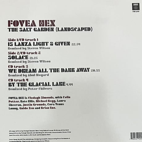 Fovea Hex - The Salt Garden (Landscaped) [LP][Les Disques Du Crpuscule] (USED)
