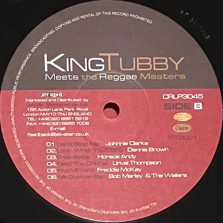 Various - King Tubby Meets The Reggae Masters [LP][Jet Star Records] (USED)