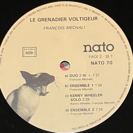 Francois Mechali - Le Grenadier Voltigeur [LP][Nato] (USED)