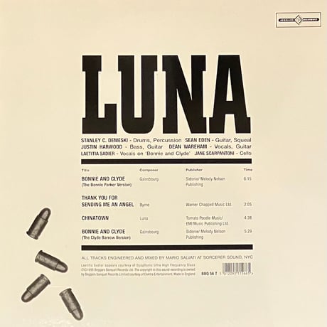 Luna - Bonnie And Clyde / Chinatown [12][Beggars Banquet] (USED)