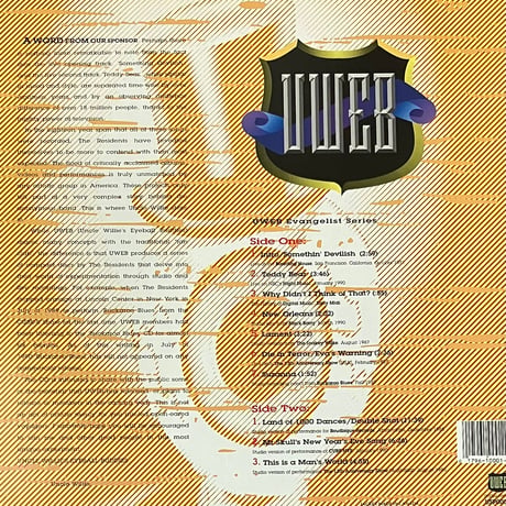 The Residents - Stranger Than Supper [LP][UWEB] (USED)