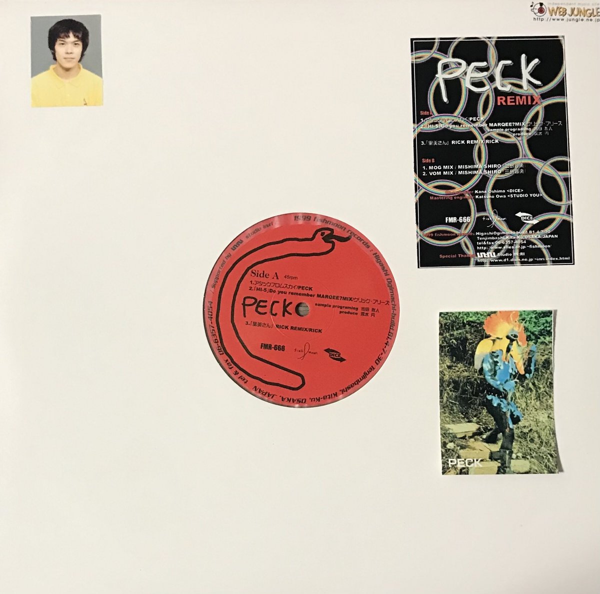 12” Peck Peck REMIX FMR666 FISHMOON RECORDS /00250 Peck - Peck Remix [12][Fishmoon Records] (USED)
