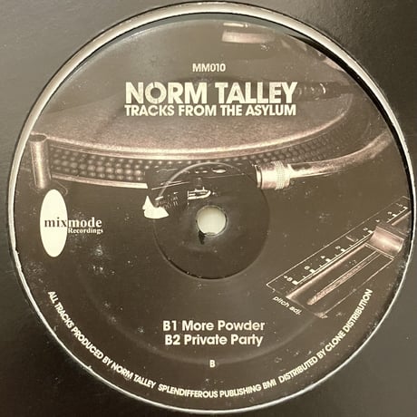 Norm Talley - Tracks From The Asylum [12][Mixmode Recordings] (USED)
