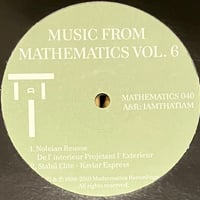 Various - Music From Mathematics Vol. 6 [12][Mathematics Recordings] (USED)