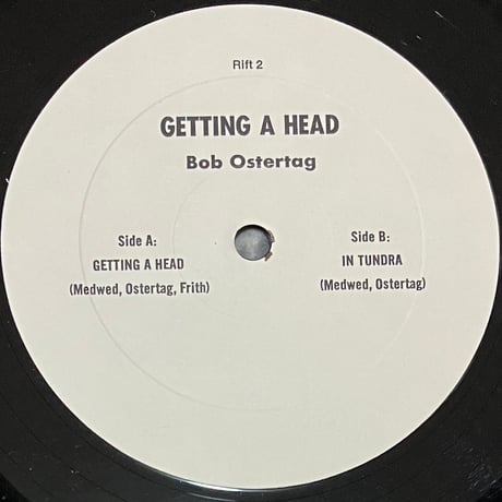 Bob Ostertag - Getting A Head [LP][Rift] (USED)