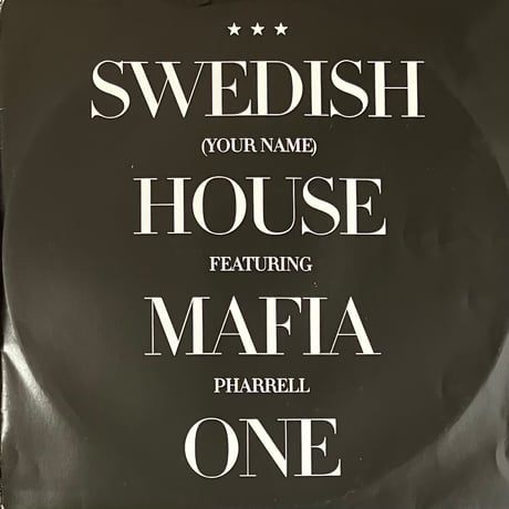 Swedish House Mafia Featuring Pharrell - One [12][Virgin] (USED)