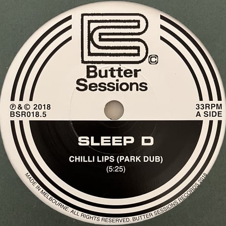 Sleep D, Turner Street Sound - Chili Lips (Park Dub) [7][Butter Sessions] (USED)