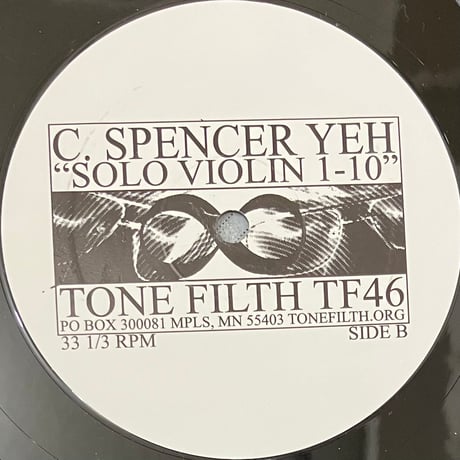 C. Spencer Yeh - Solo Violin 1-10 [LP][Tone Filth] (USED)