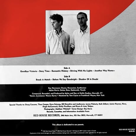 Myles Davis & Ray Herrmann - Hybrid Vigor [LP][Red House Records] (Dead Stock)