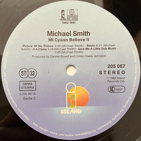 Michael Smith - Mi Cyaan Believe It [LP][Island Records] (USED)