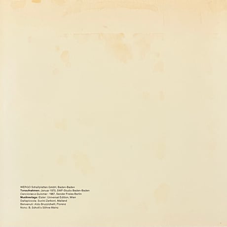 Liliana Poli - Soprano [LP][Wergo] (USED)