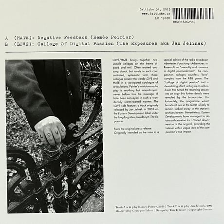 Romeo Poirier, The Exposures - LOVE/HATE [7][Faitiche] (USED)
