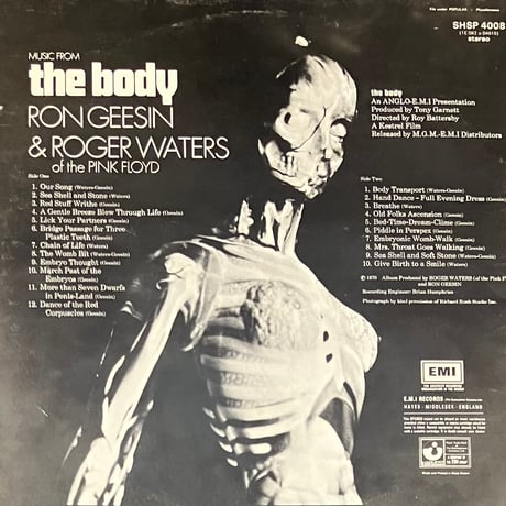 Ron Geesin & Roger Waters - Music From The Body [LP][Harvest] (USED)