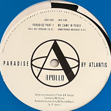 Atlantis - Paradise [12][Apollo] (USED)