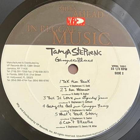 Tanya Stephens - Gangsta Blues [LP][VP Records] (USED)