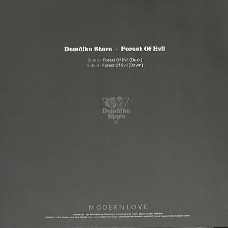 Demdike Stare - Forest Of Evil [LP][Modern Love] (USED)