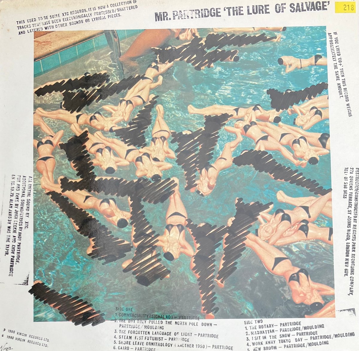 Mr. Partridge: Take Away 日本盤 Mr. Partridge - Take Away / The Lure Of Salvage