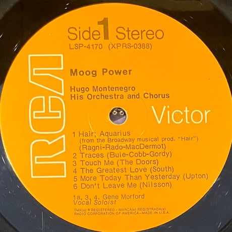 Hugo Montenegro - Moog Power [LP][RCA Victor] (USED)