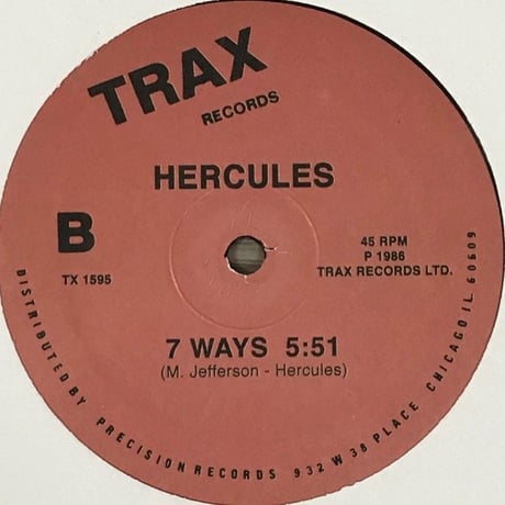 Hercules - Lost In The Groove [12][Trax Records]