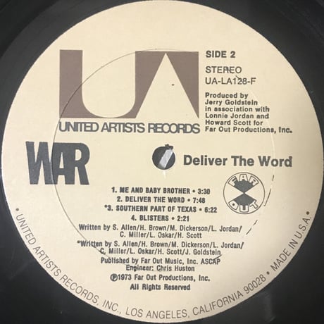 War - Deliver The Word [LP][United Artists Records]