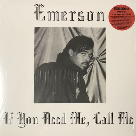 Emerson - If You Need Me, Call Me [LP][Kalita Records]