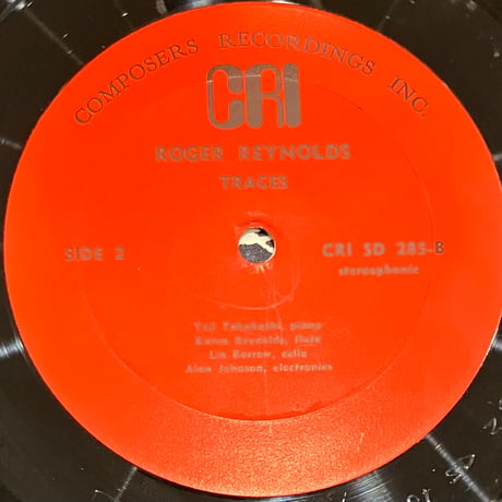Roger Reynolds - Electronic/Instrumental Music [LP][Composers Recordings Inc. (CRI)] (USED)