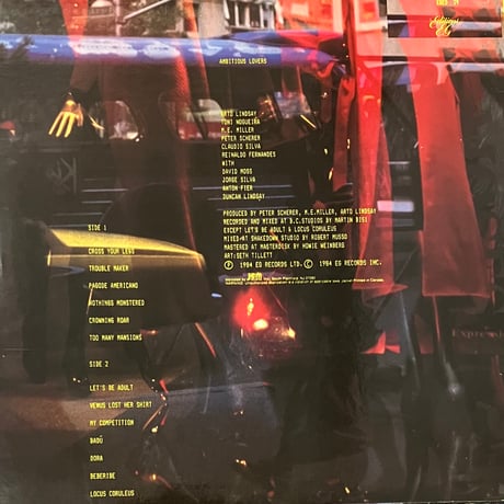 Arto Lindsay / Ambitious Lovers - Envy [LP][Editions EG] (USED)