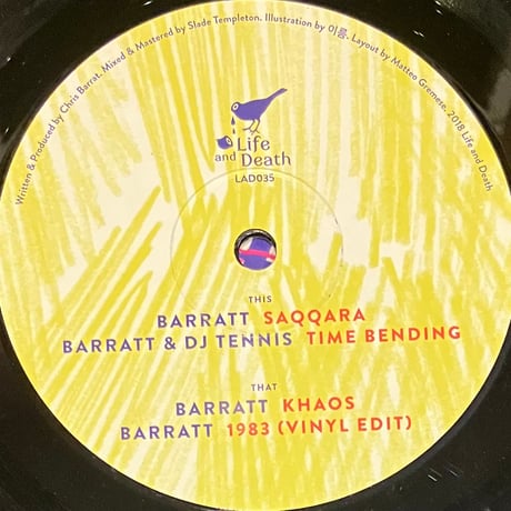 Barratt - Saqqara [12][Life And Death] (USED)
