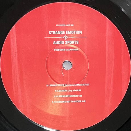 Audio Sports - Strange Emotion [LP][All Access] (USED)