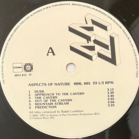 Ralph Lundsten / Wynand Ott - Aspects Of Nature / Fantasia [LP][MML] (USED)