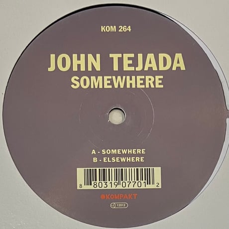 John Tejada - Somewhere [12][Kompakt] (USED)