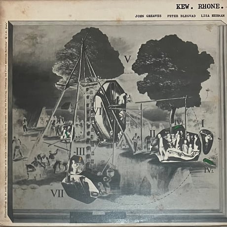 John Greaves, Peter Blegvad, Lisa Herman - Kew. Rhone. [LP][Virgin] (USED)