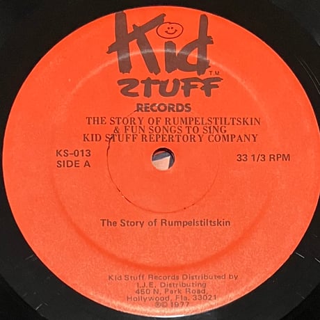 The Kid Stuff Repertory Company - The Story Of Rumpelstilskin And Fun Songs To Sing [LP] (USED)