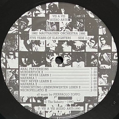 Mauthausen Orchestra - Five Years Of Slaughters [LP][Vis A Vis Audio Arts] (USED)